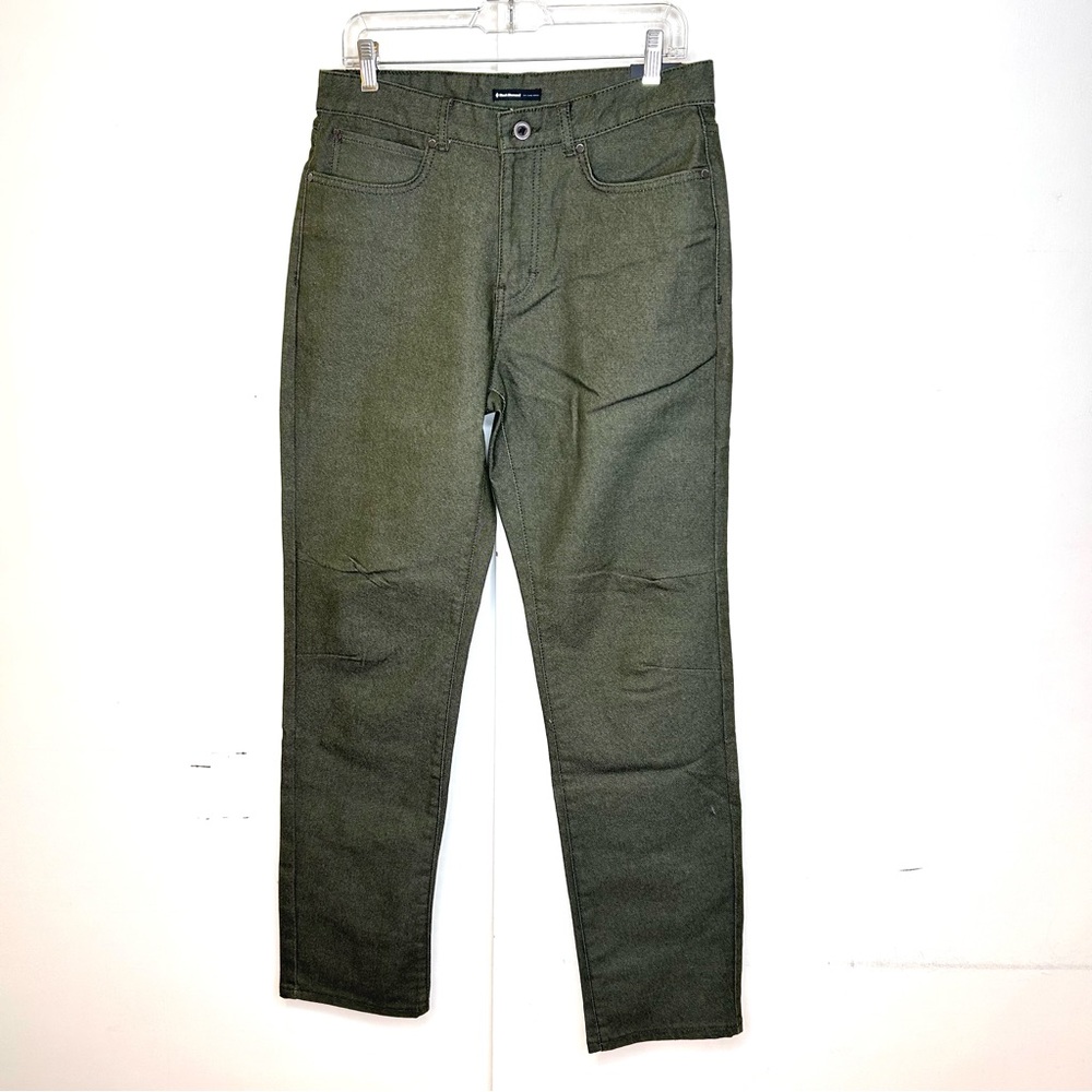 Black Diamond Pants Zone Denim Pants In Tundra Green